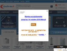 Tablet Screenshot of chauffe-eau.fr